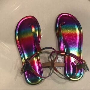 Torrid sandals NWT, multi color